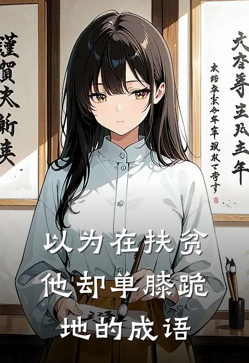 以为在扶贫他却单膝跪地的成语